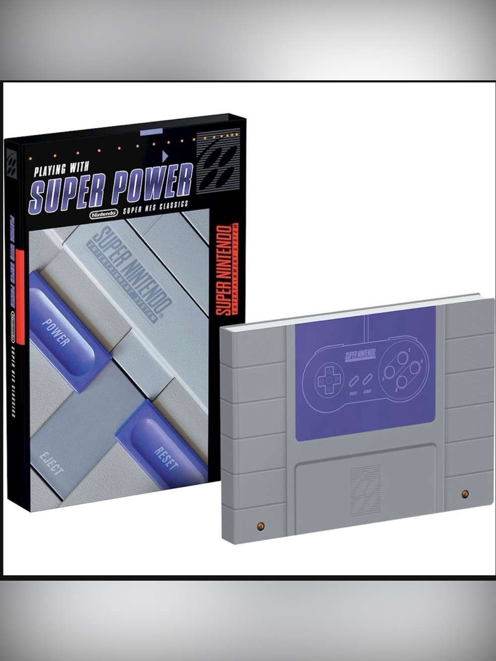 Nintendo Playing With Super Power SNES Super Nintendo Book With Sleeve